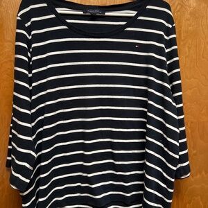 Cotton striped top